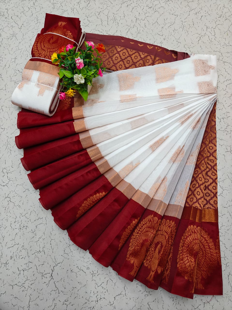 Kotanji Border Silk Cotton Saree 026