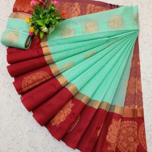 Kotanji Border Silk Cotton Saree 027