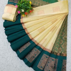 Kotanji Border Silk Cotton Saree 028
