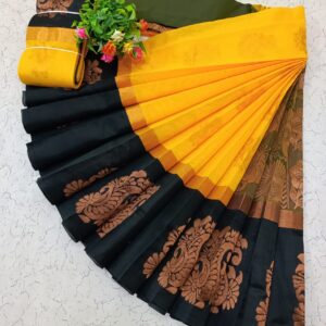 Kotanji Border Silk Cotton Saree 029