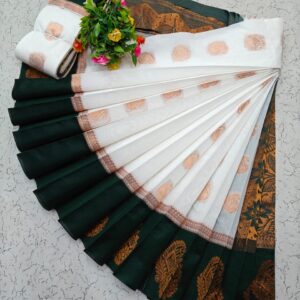 Kotanji Border Silk Cotton Saree 030