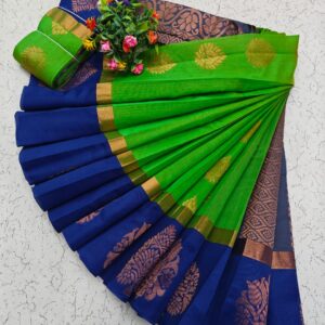 Kotanji Border Silk Cotton Saree 032
