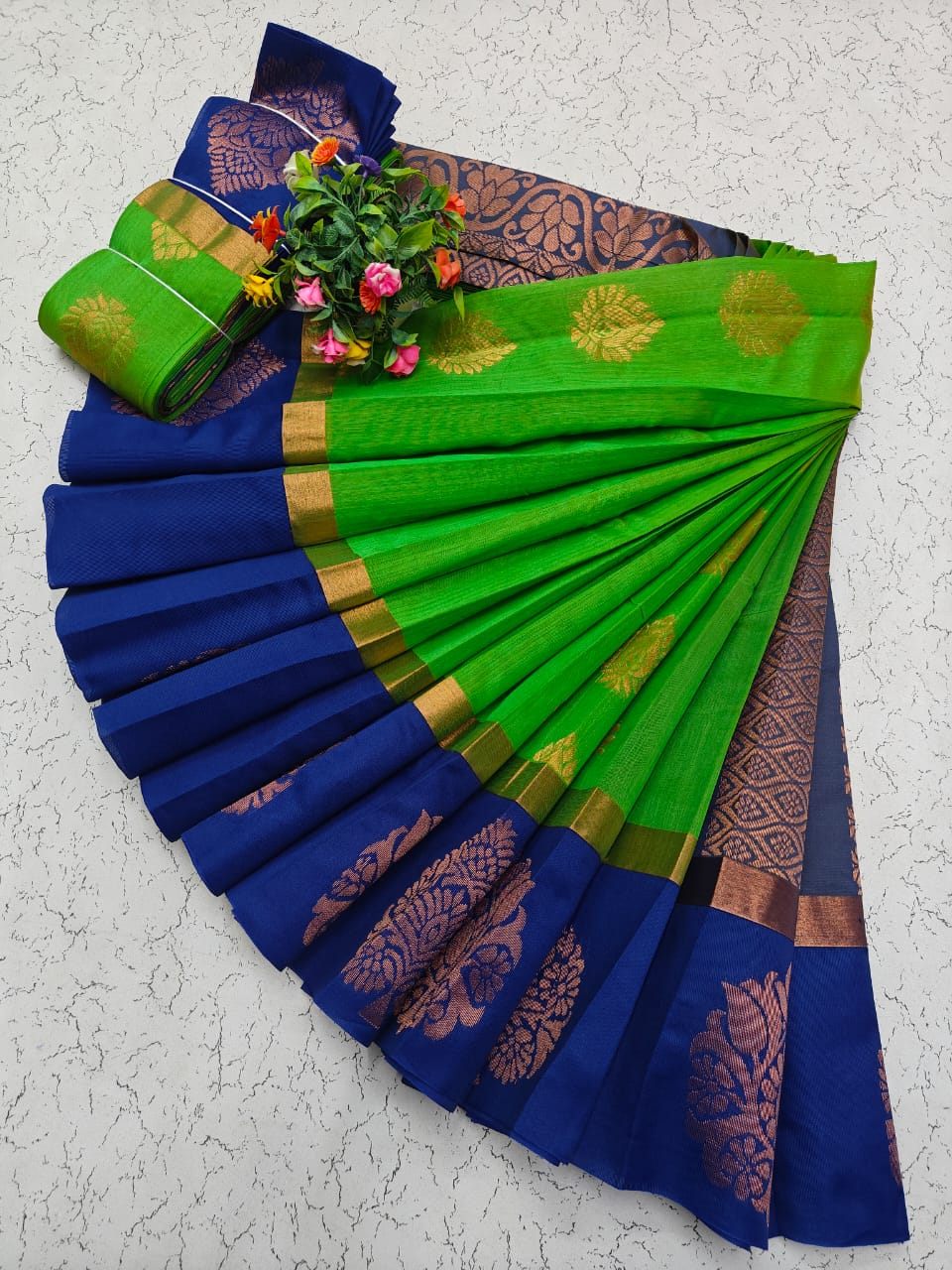 Kotanji Border Silk Cotton Saree 032