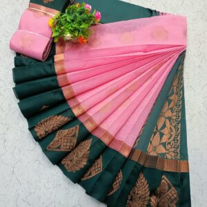 Kotanji Border Silk Cotton Saree 033