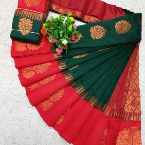 Kotanji Border Silk Cotton Saree 034