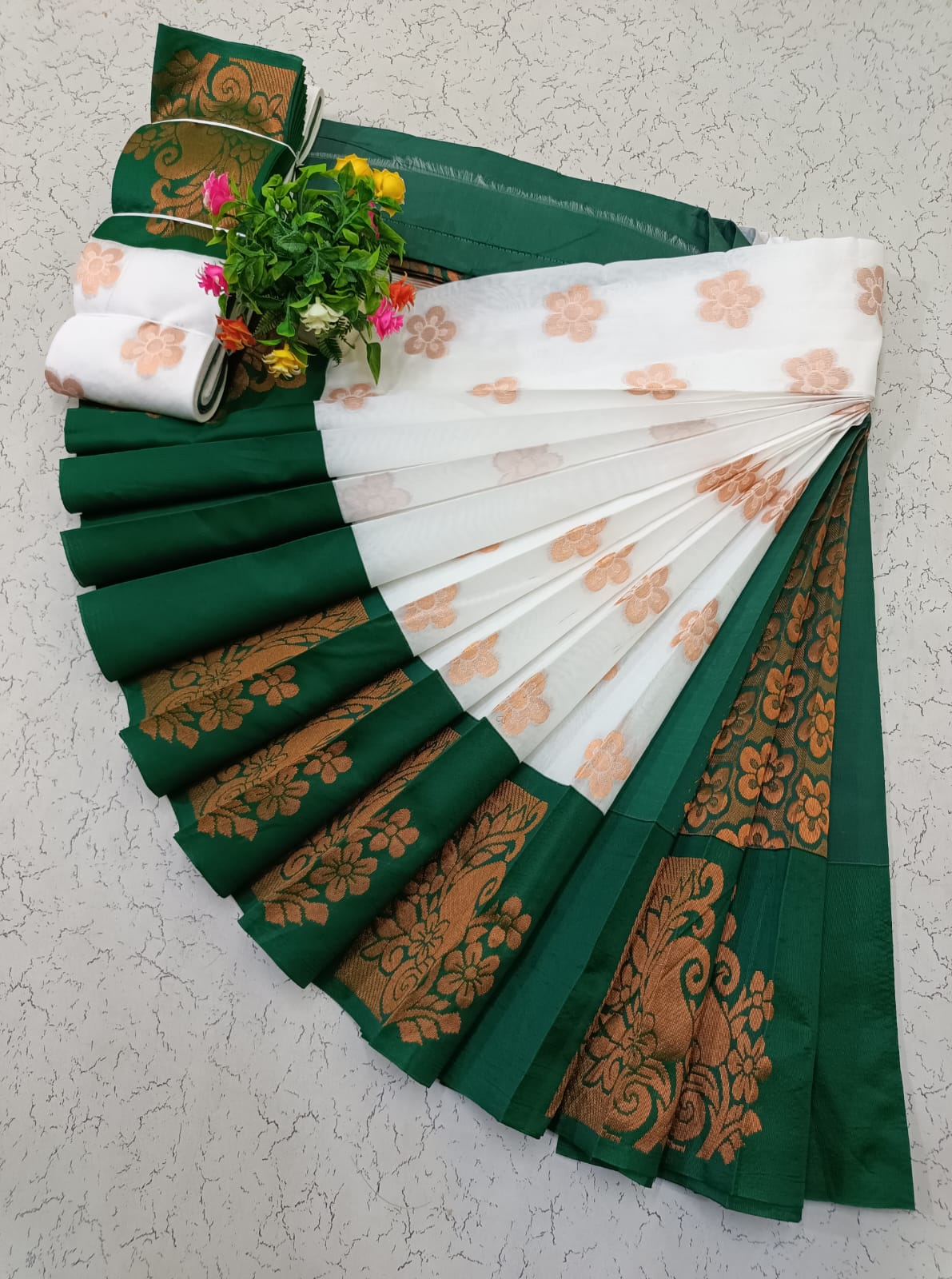 Kotanji Border Silk Cotton Saree 035