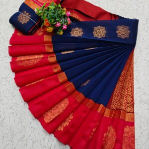 Kotanji Border Silk Cotton Saree 037