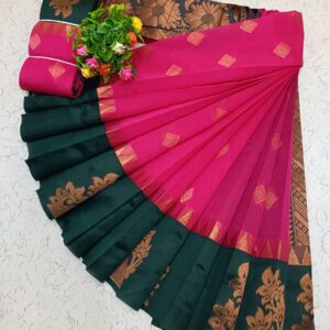 Kotanji Border Silk Cotton Saree 038