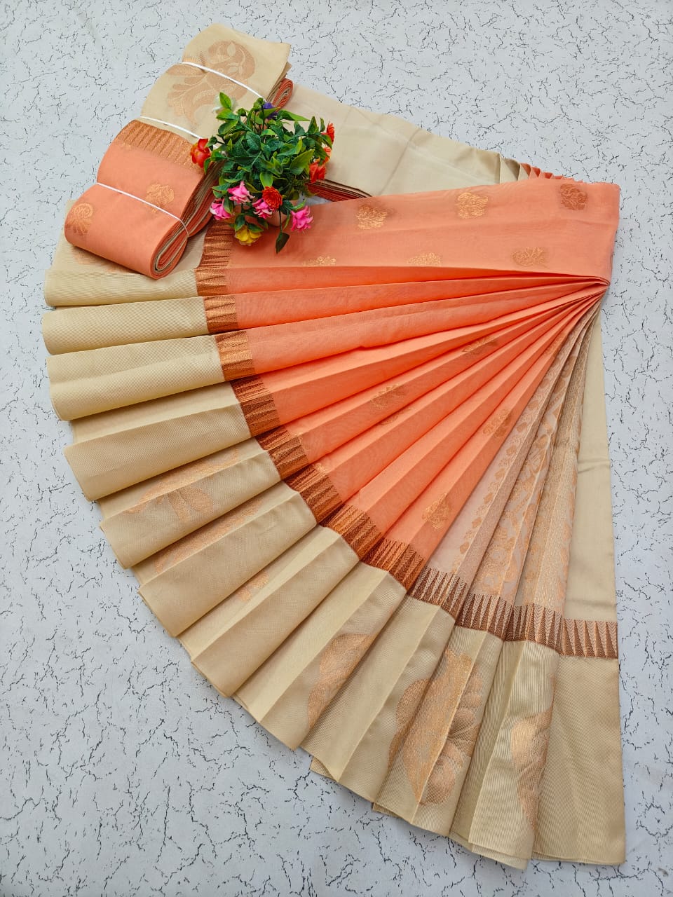Kotanji Border Silk Cotton Saree 039
