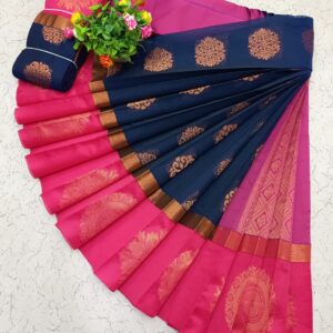 Kotanji Border Silk Cotton Saree 040