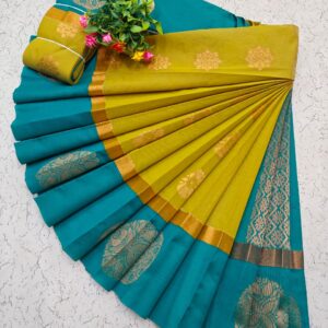 Kotanji Border Silk Cotton Saree 041