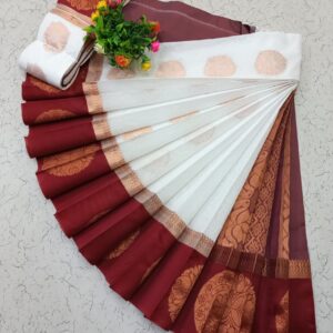 Kotanji Border Silk Cotton Saree 042