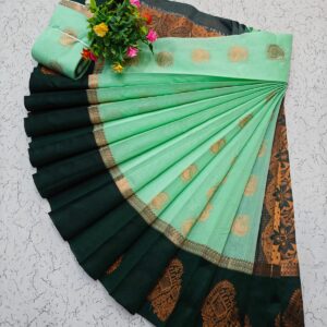 Kotanji Border Silk Cotton Saree 044