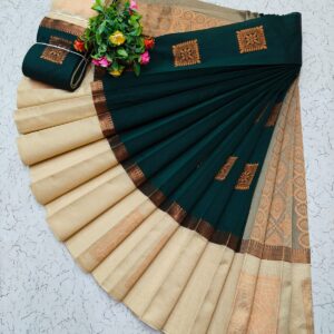 Kotanji Border Silk Cotton Saree 045