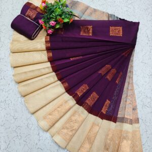Kotanji Border Silk Cotton Saree 046