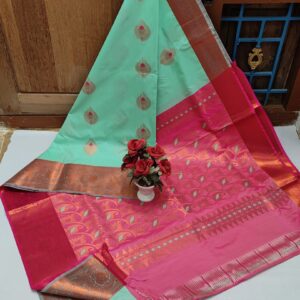 Meena Work Silk Saree 001