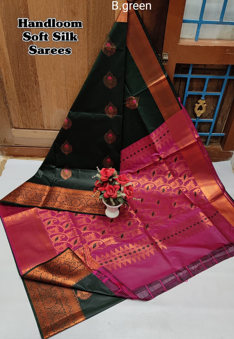 Meena Work Silk Saree 003