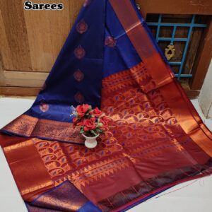 Meena Work Silk Saree 004