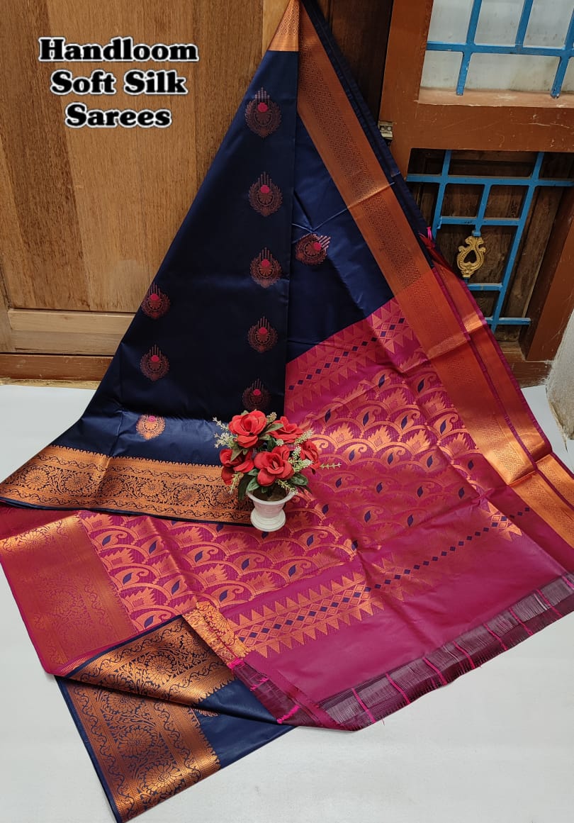 Meena Work Silk Saree 005