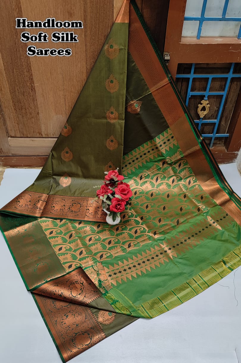 Meena Work Silk Saree 007