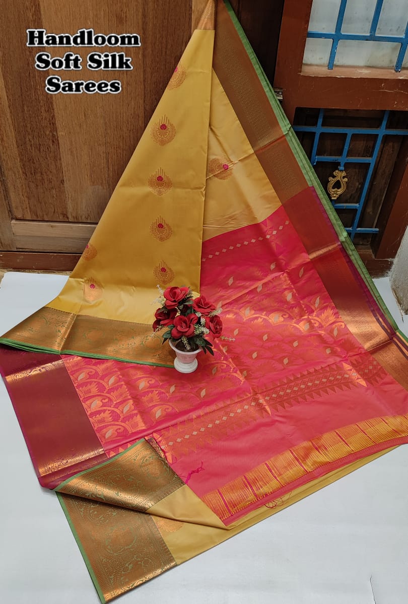 Meena Work Silk Saree 009