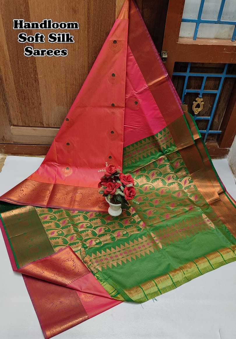 Meena Work Silk Saree 011