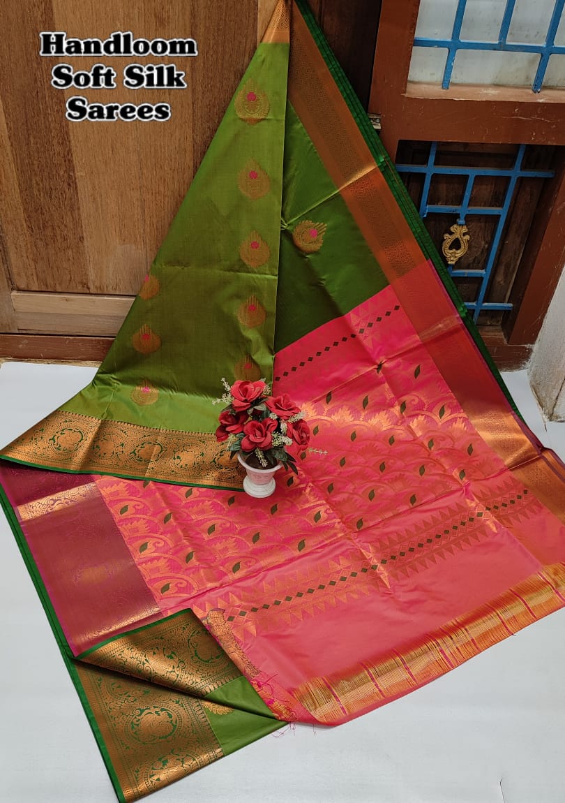 Meena Work Silk Saree 012