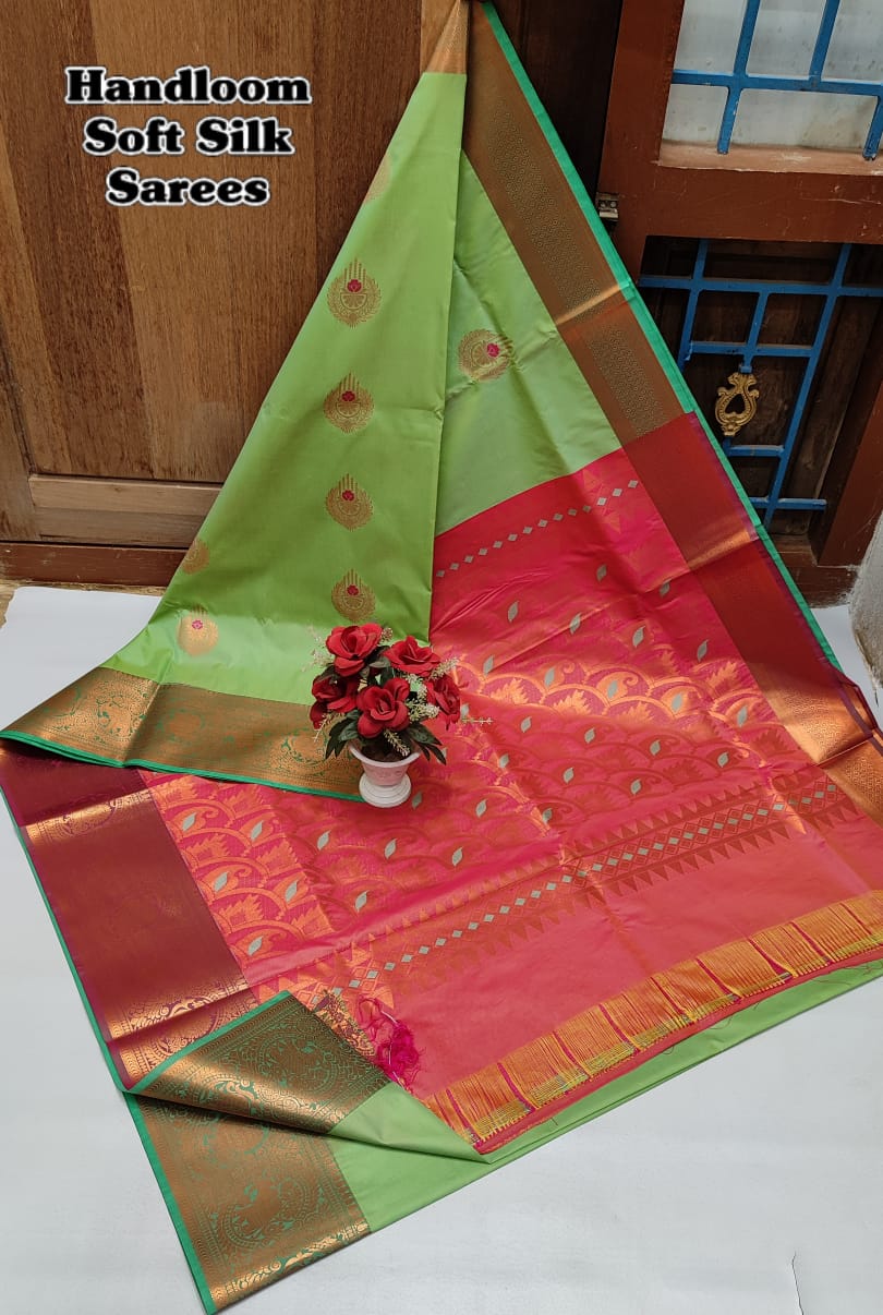 Meena Work Silk Saree 015