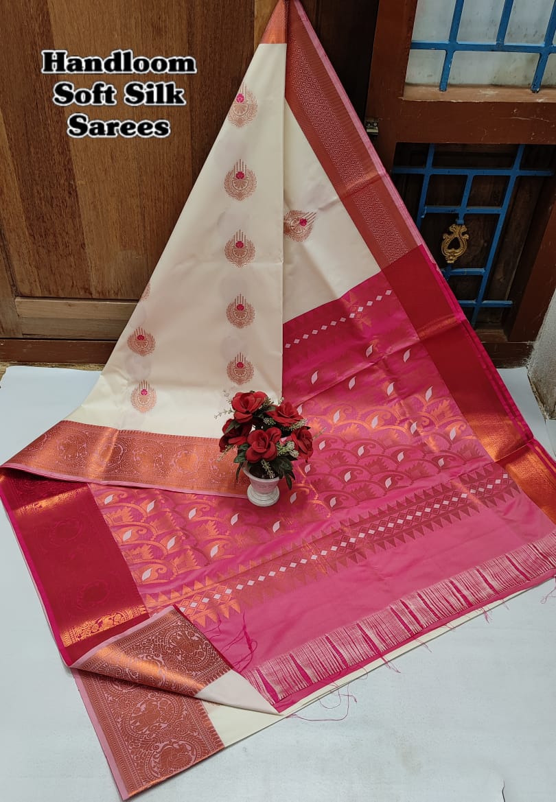Meena Work Silk Saree 019