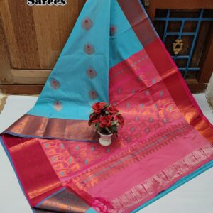 Meena Work Silk Saree 023