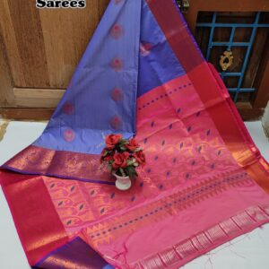 Meena Work Silk Saree 025