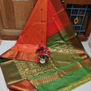 Meena Work Silk Saree 027