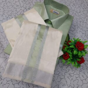 Asha Shirt & Dhothi 007