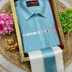 Asha Shirt & Dhothi 036